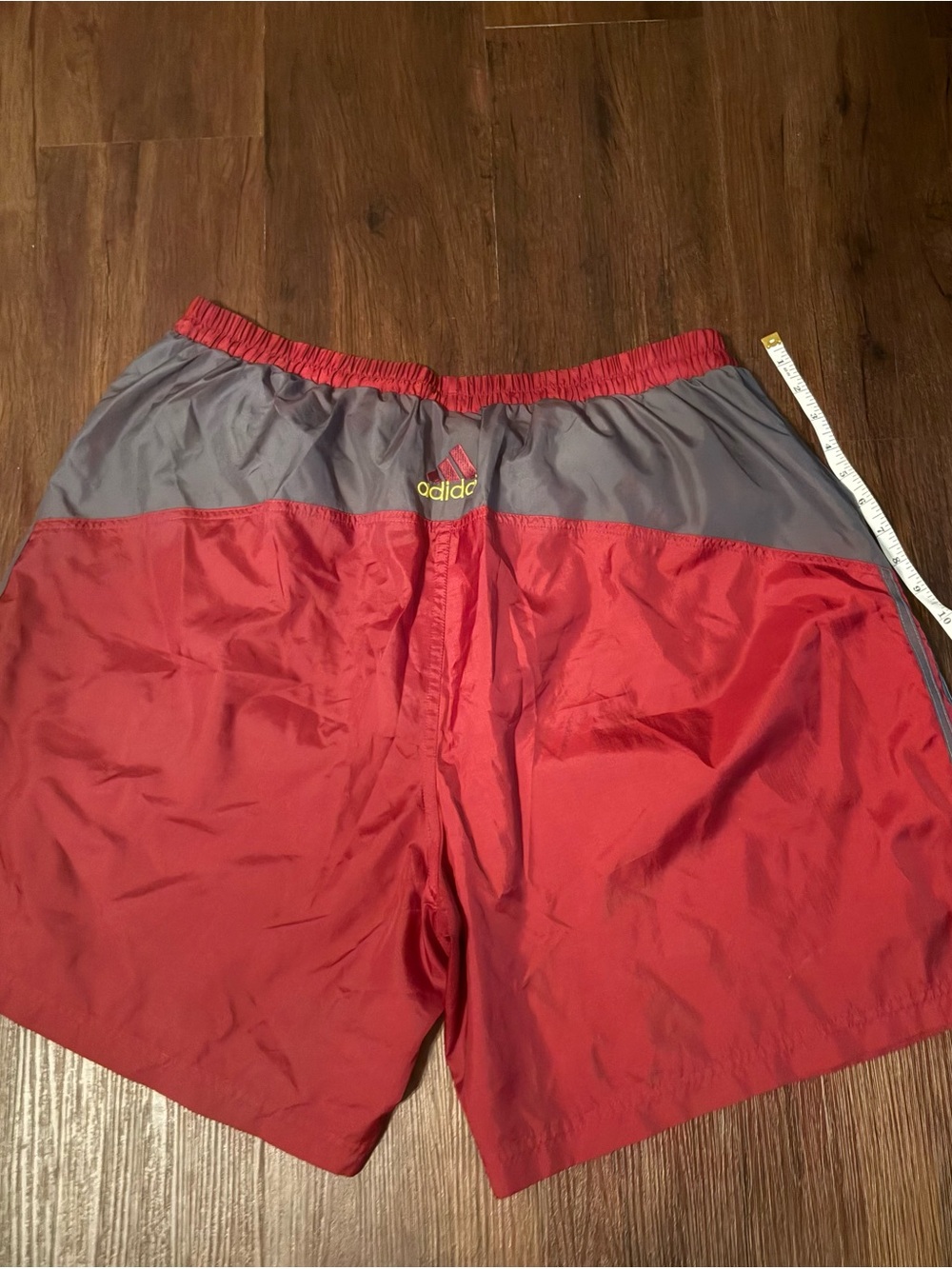 Adidas Vintage Red Athletic Shorts - Picture 2 of 4